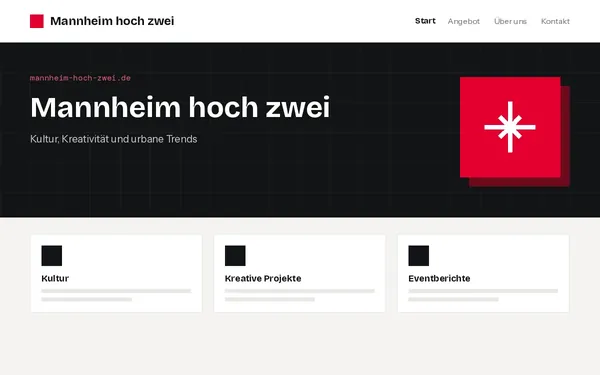 Vorschau Mannheim hoch zwei