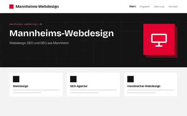 Vorschau Mannheims-Webdesign